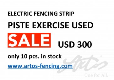 ARTOS  ELECTRIC FENCING STRIP/ PISTE EXERCISE USED