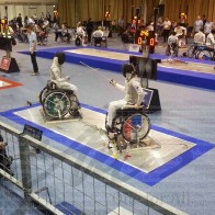 ALUMINIUM FENCING PISTE FOR WHEEL CHAIR