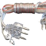 Special Foil/Sabre Body Cord, 2-Pin Plugs (transparent)
